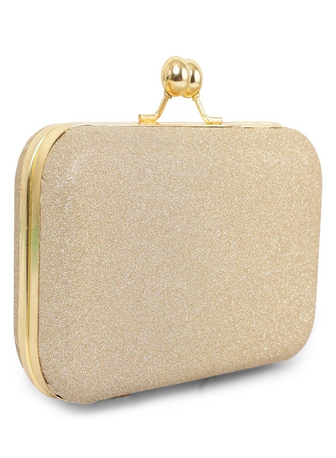 CULT FACTORY Golden Party Clutches for Women Stylish Resin Clutch for Wedding - Image 4